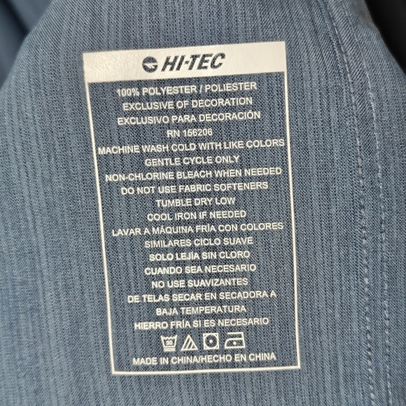 Hi Tech Fishing Shirt Large Ventilation Short Sleeve Sun Protection Short Sleeve - Picture 5 of 9